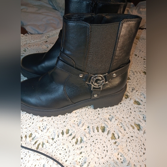 Woman Black Leather Boots - Picture 4 of 12